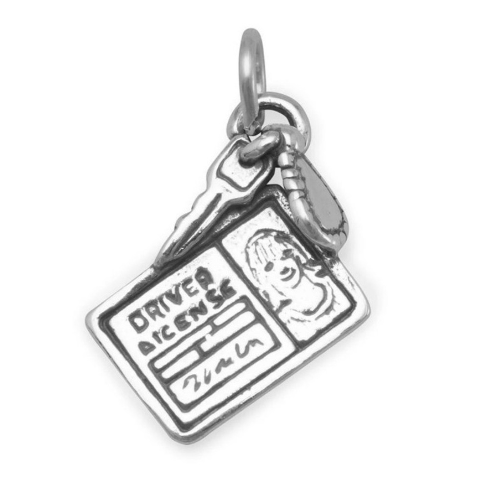 Solid Sterling Silver Drivers License Charm - image 7